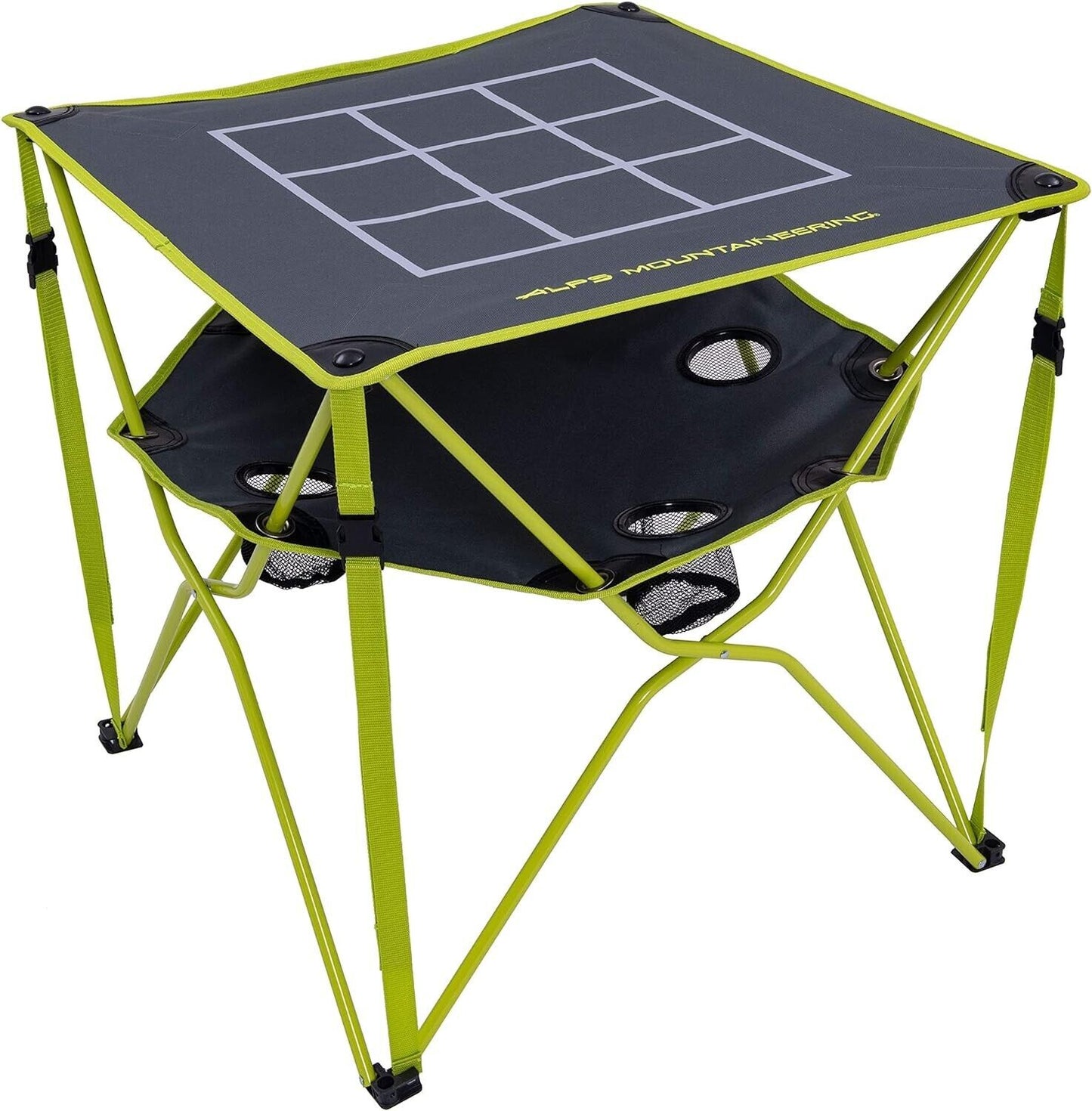 ALPS Mountaineering Eclipse Table One Size, Black/ Tic Tac Toe