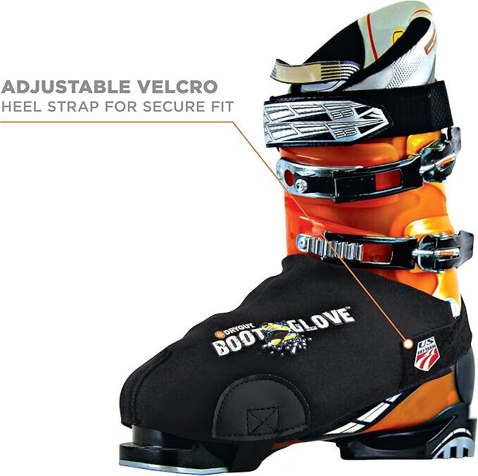 BootGlove Ski Boot Covers, Keep your Feet Dry and Warm --Medium W7-10.5 M6-10