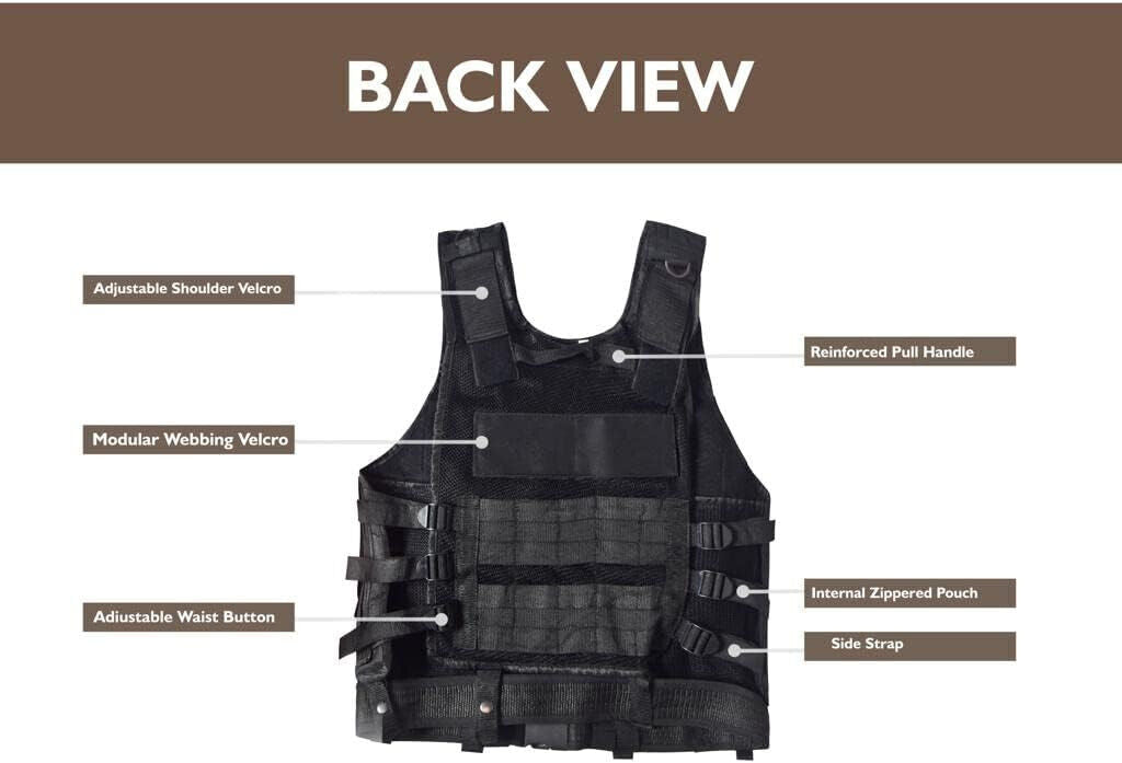 Tactical Vest Airsoft Paintball hunting Wargame Plate Carrier Combat Vest, Glove