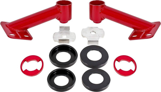 BMR 15-17 S550 Mustang Cradle Bushing Lockout Kit -Red Level 2 2015-2017 Mustang