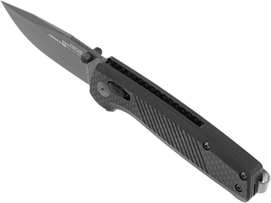 SOG Terminus XR LTE 2.95 In ClipPoint S35VN Steel Blade Folding Knife Carbon