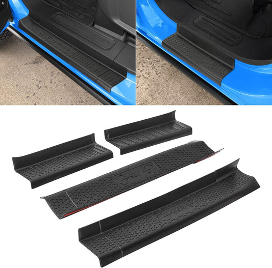 Door Sill Guards Kit Entry Guards Sill Protector for Ford Bronco 2021-2023 22 4x