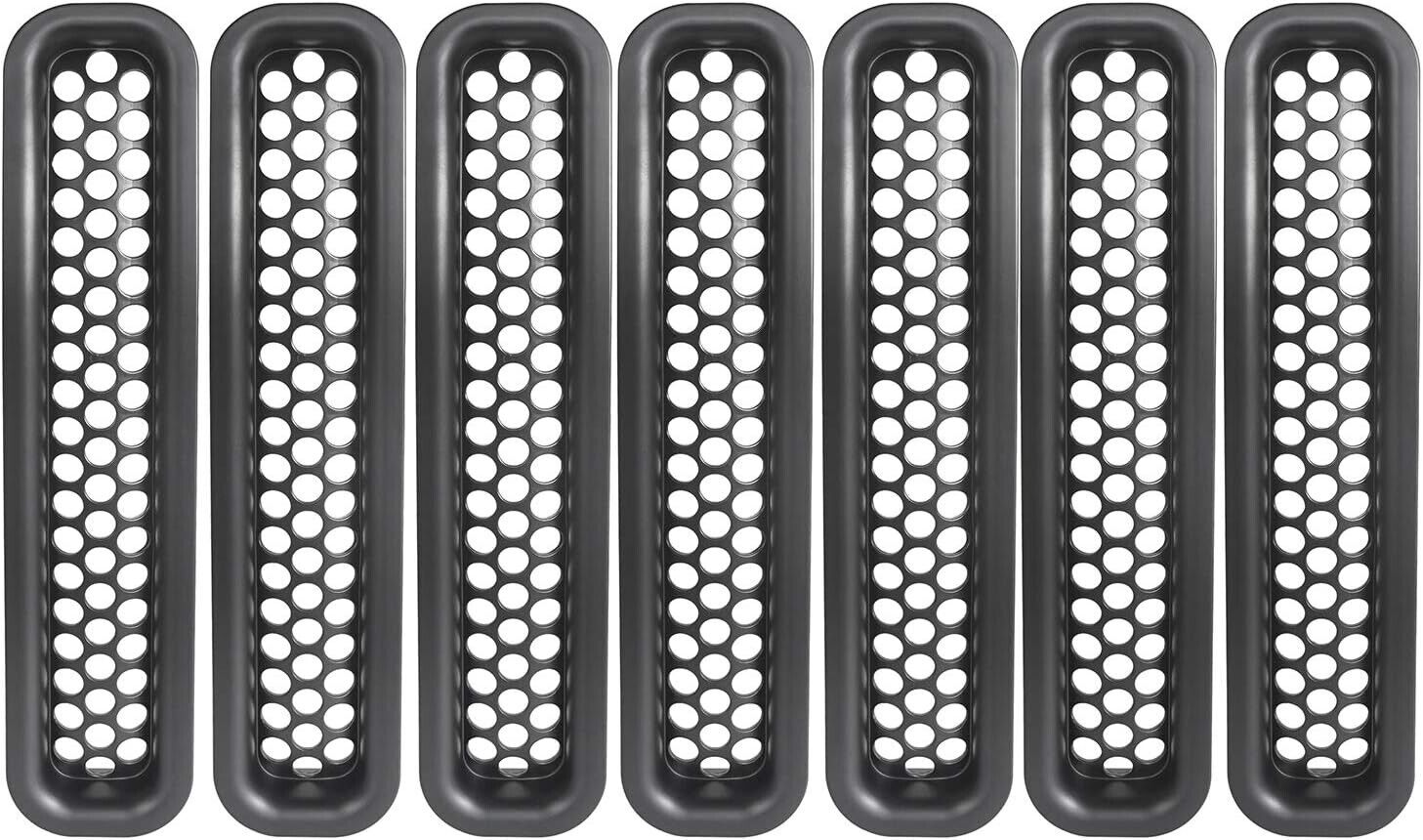 Honeycomb Mesh Front Grill Inserts for 1997-2006 Jeep Wrangler TJ Unlimited 7PCS