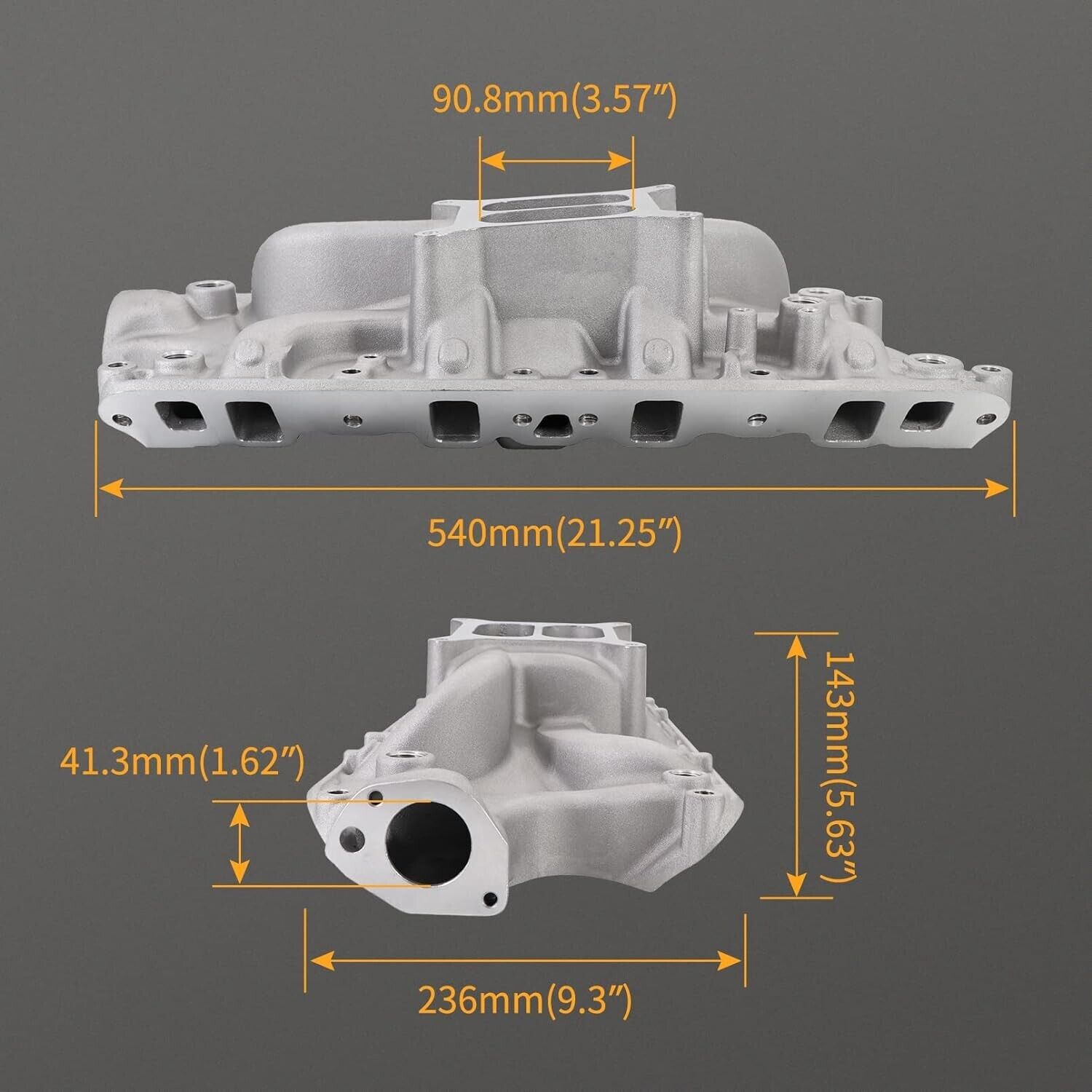 Intake Manifold for Small Block Ford SBF 260 289 302 Dual Plane